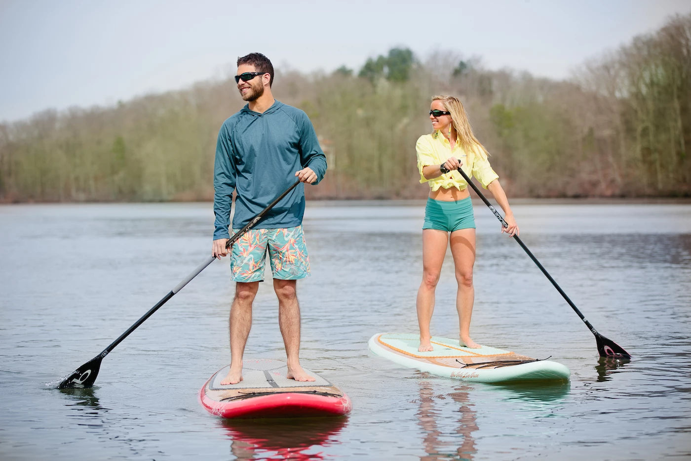 Click Here for More Info - Cruiser SUP Wahine Classic Purple 9'6, 10'2 &  10'8 Ultra-Lite Bamboo Stand Up Pad…