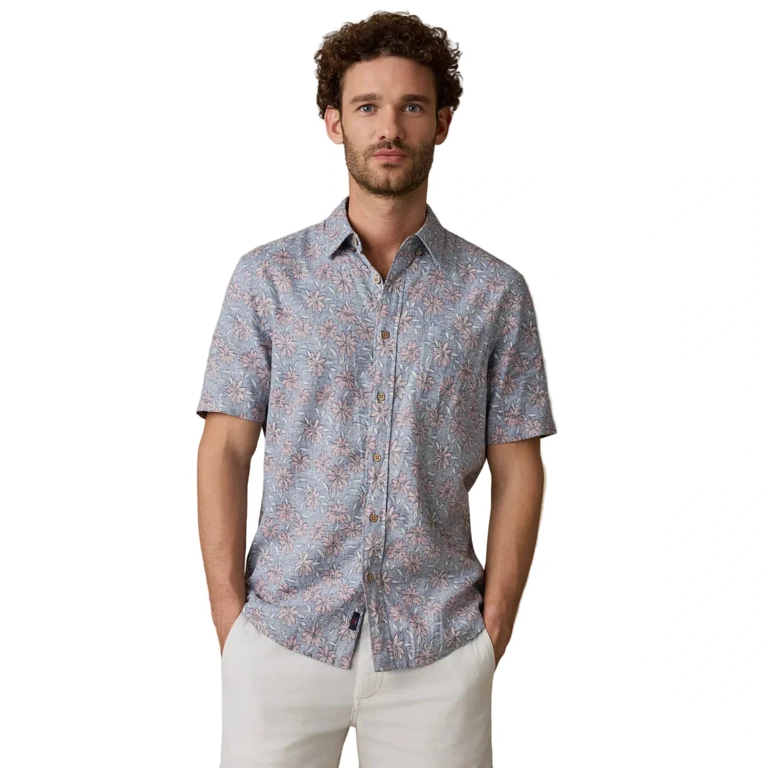 faherty dress shirts Faherty Men's Movement Monterey Short Sleeve Shirt