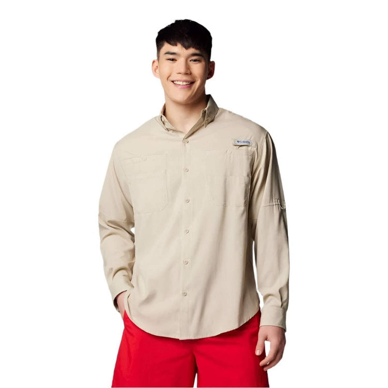 Columbia Men's Tamiami II Long-Sleeve Shirt XL Fossil Columbia Men's Tamiami II Long-Sleeve Shirt XL Fossil