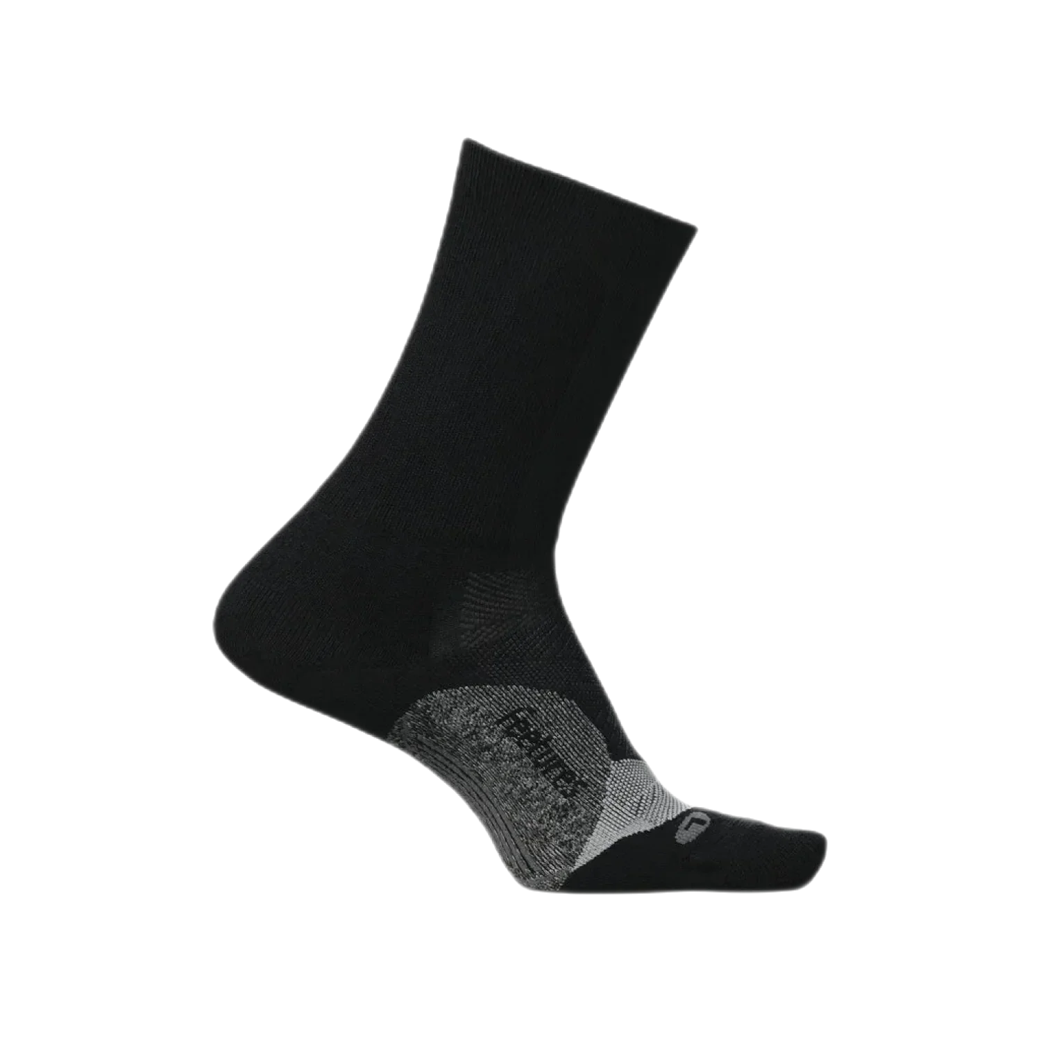 Feetures SOCKS - MENS SOCKS - MENS SOCKS CREW Elite Light Cushion Mini Crew Socks BLACK (S24)