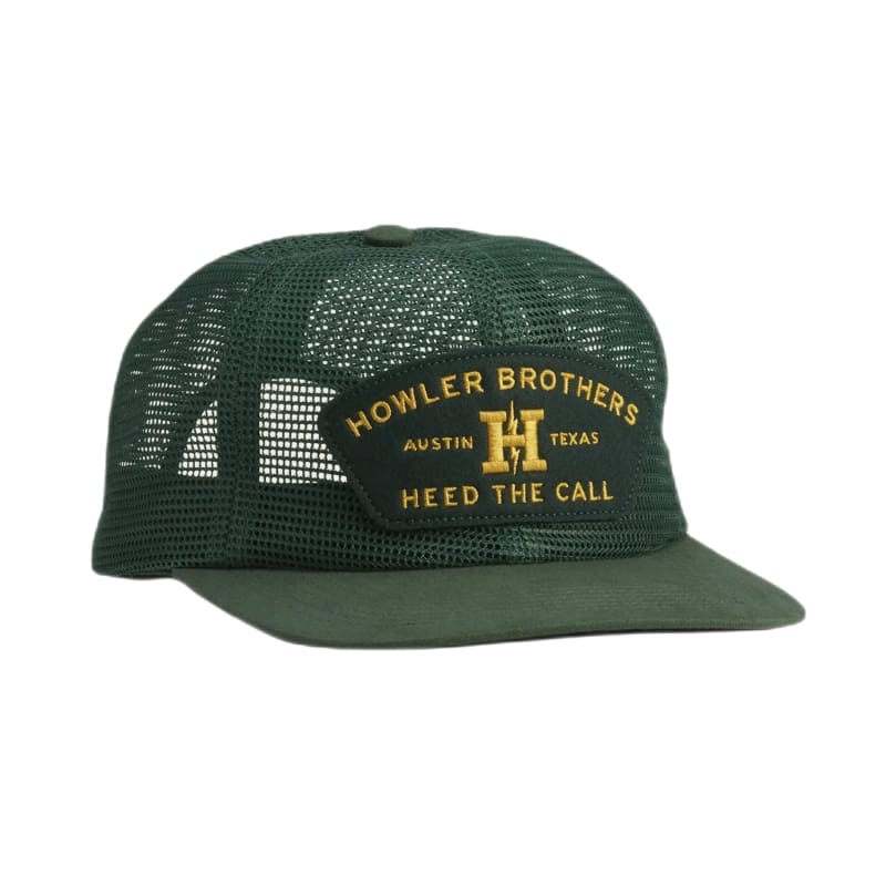 Howler Bros 20. HATS_GLOVES_SCARVES - HATS Unstructured Snapback Hat HOWLER FEEDSTORE | PINE GREEN MESH