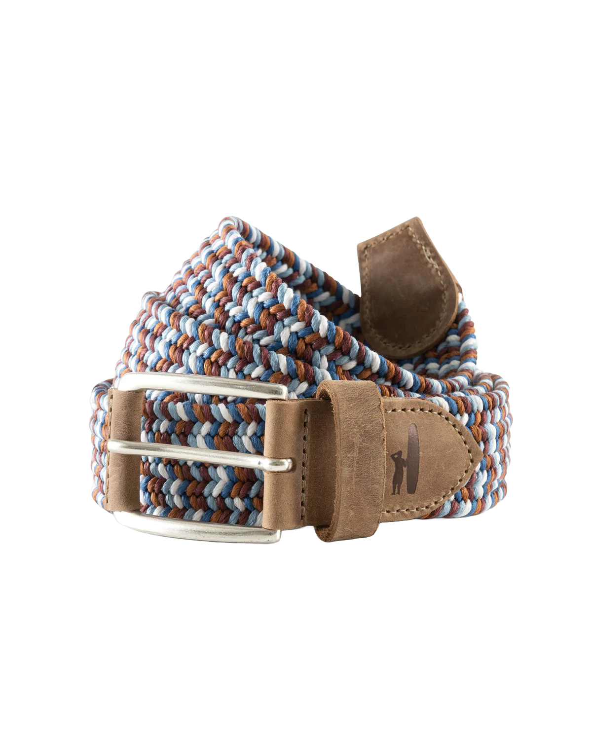 johnnie-O 10. GIFTS|ACCESSORIES - MENS ACCESSORIES - MENS BELTS Cotton Stretch Belt BROWN BLUE