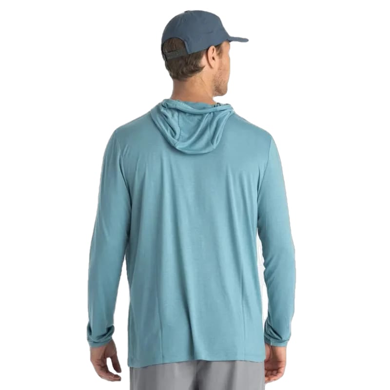 Free Fly Apparel 01. MENS APPAREL - MENS LS SHIRTS - MENS LS HOODY Men's Bamboo Lightweight Hoody CLEARWATER