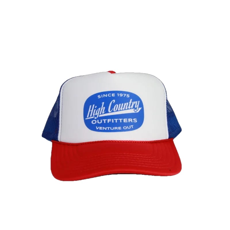 OTTO 20. HATS_GLOVES_SCARVES - HATS High Country Venture Out Trucker RED | WHITE | BLUE