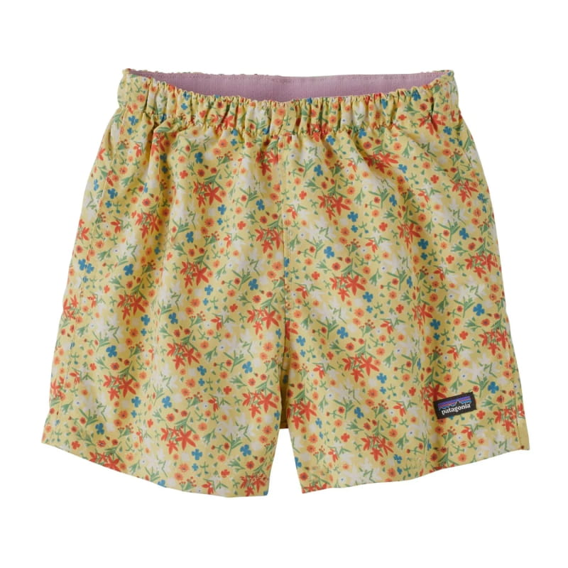 Patagonia 03. KIDS|BABY - BABY - BABY BOTTOMS Baby Baggies Short LIMD LITTLE ISLA|MILLED YELLOW