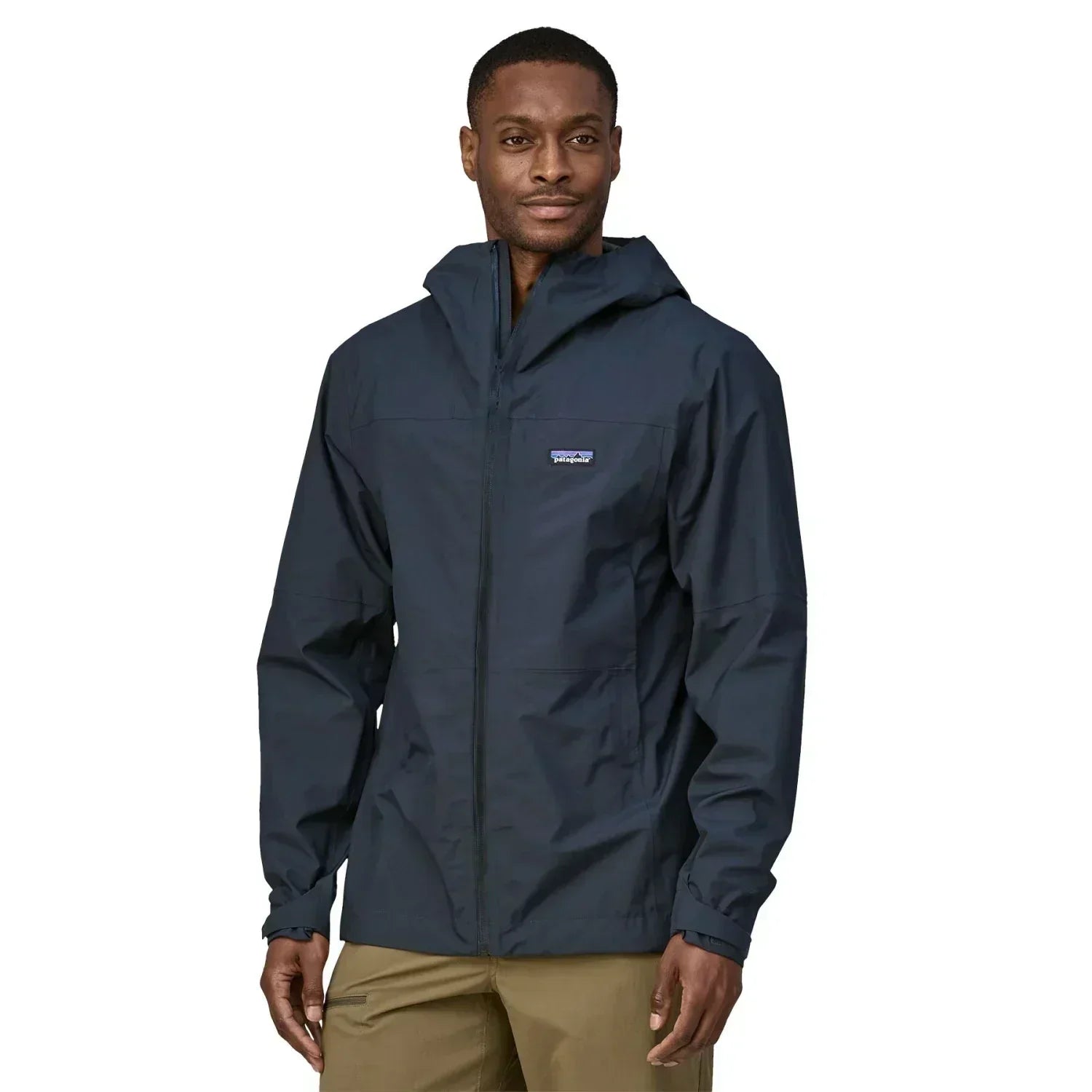 men's rain gear Patagonia Men's Boulder Fork Rain Jacket Smolder Blue / L