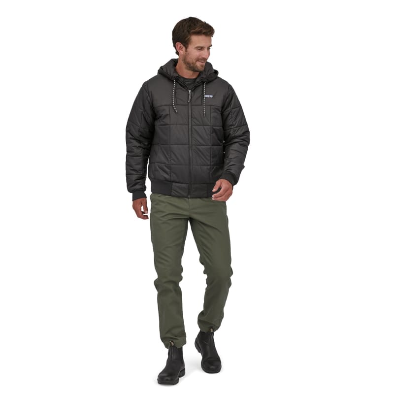 Patagonia 02. M. INSULATION_FLEECE - M. INSULATED JACKETS Men's Box Quilted Hoody BSNG BASIN GREEN