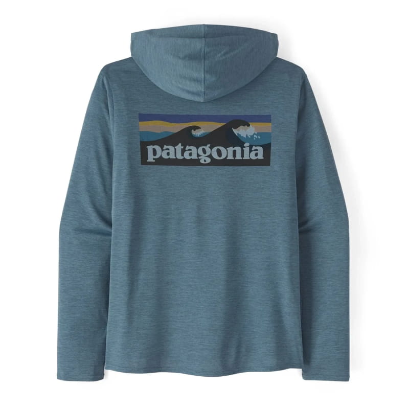 Patagonia 05. M. SPORTSWEAR - M. LS SHIRTS Men's Capilene Cool Daily Graphic Hoody BLUX BOARDSHORT LOGO|UTILITY BLUE X-DYE