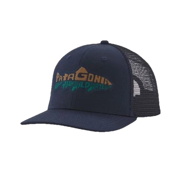 Patagonia 20. HATS_GLOVES_SCARVES - HATS Take a Stand Trucker Hat NEWI NEW NAVY W WILD WATERLINE