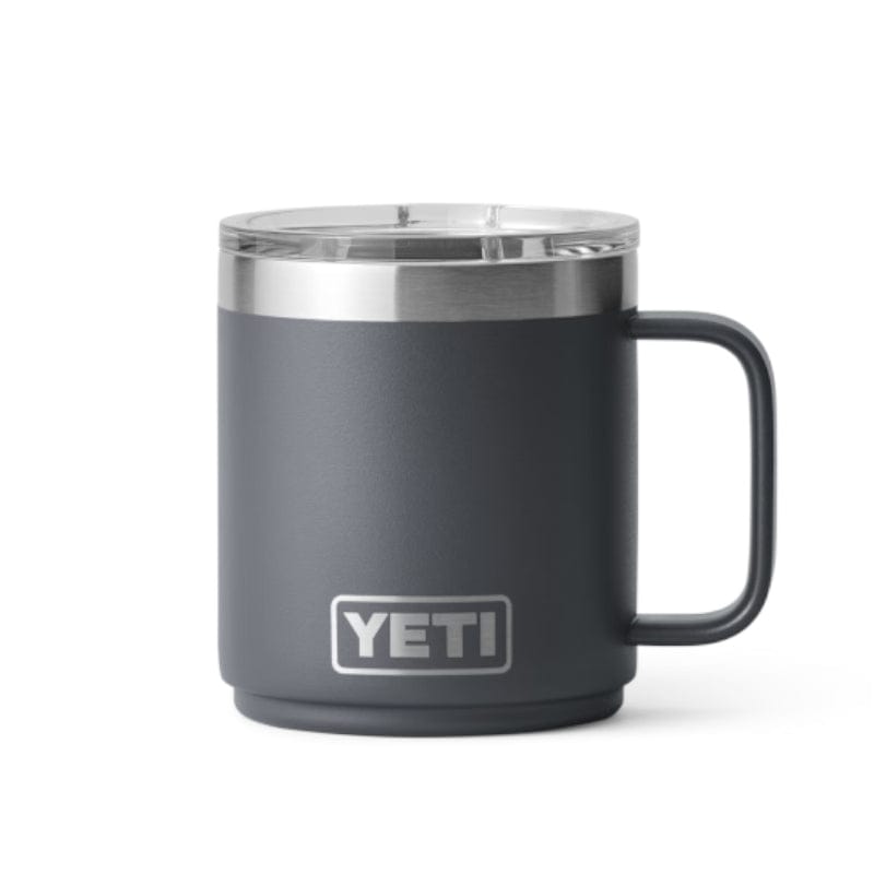 YETI 21. GENERAL ACCESS - COOLER STAINLESS Rambler 10 Oz Stackable Mug with Magslider Lid CHARCOAL