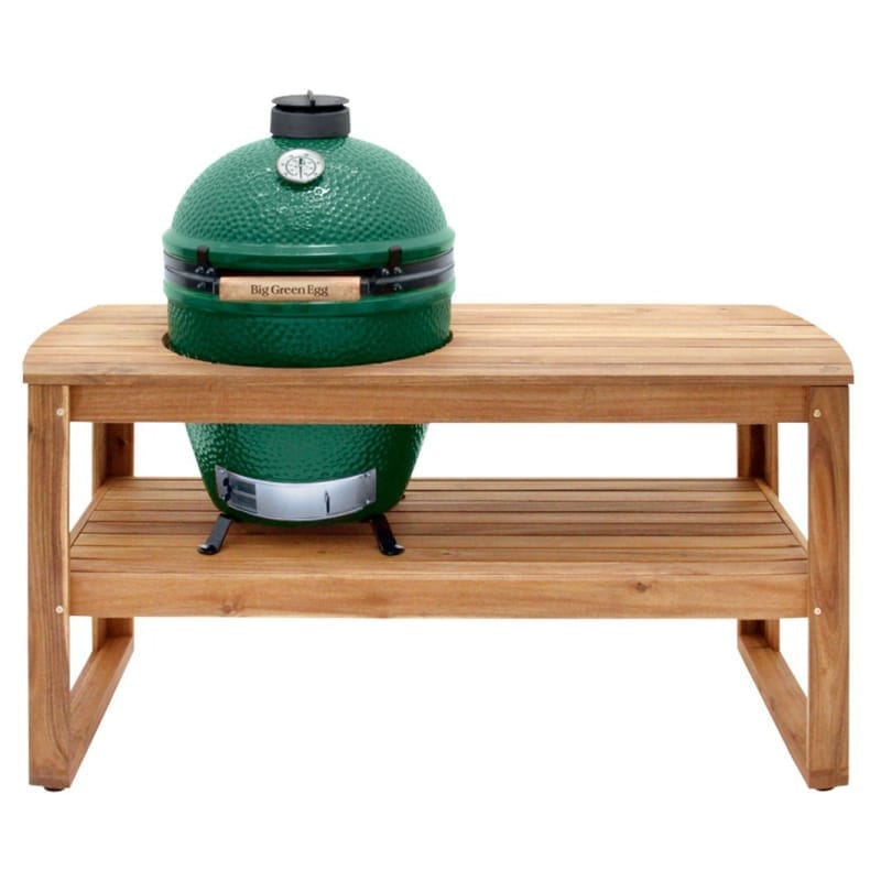 Big Green Egg 01. OUTDOOR GRILLING - EGGCESSORIES Acacia Hardwood Table - Large