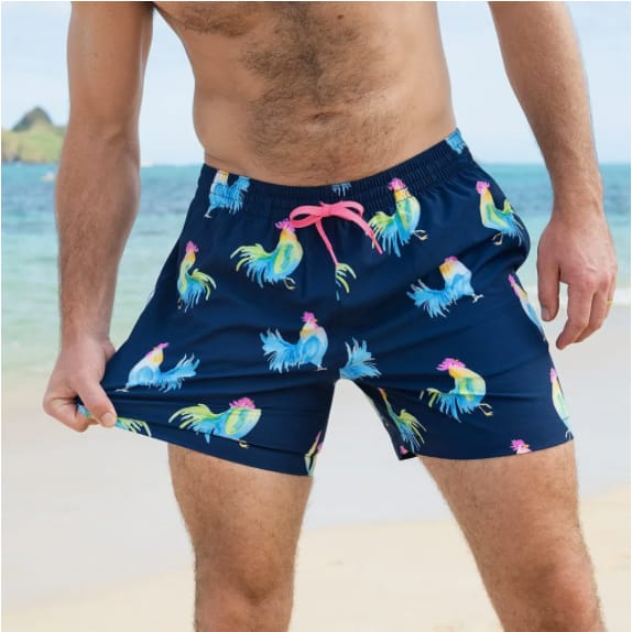 Chubbies 01. MENS APPAREL - MENS SHORTS - MENS SHORTS ACTIVE Men's The Classic Trunk - 5.5 in THE FOWL PLAYS