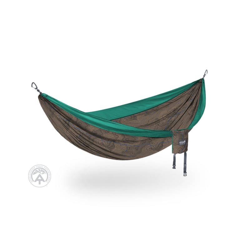 Eagles Nest Outfitters 17. CAMPING ACCESS - HAMMOCKS Doublenest Print Hammock - Giving Back TOPO ATC | EMERALD