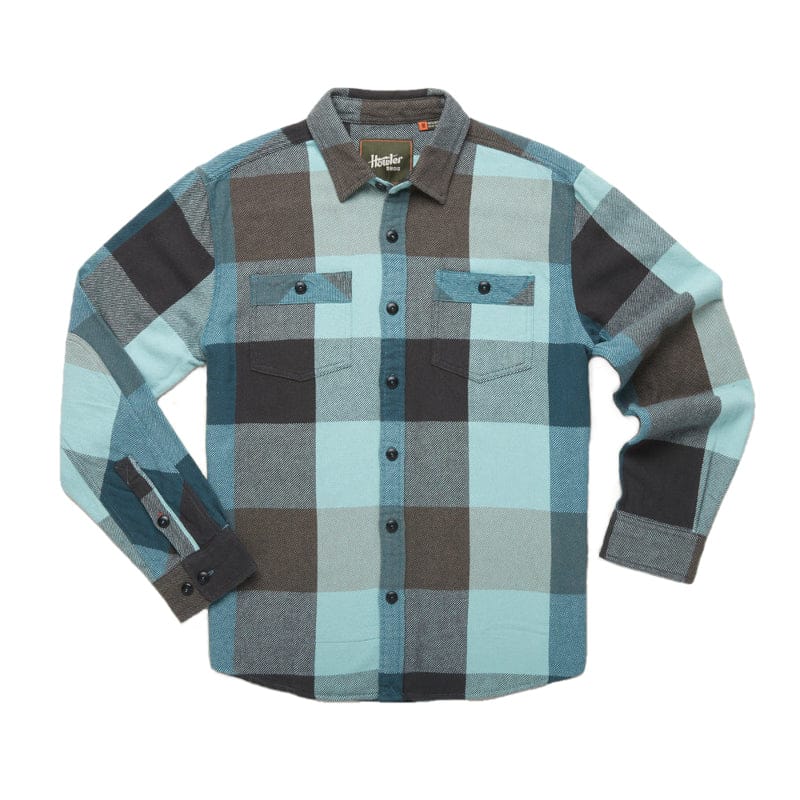 Howler Bros 05. M. SPORTSWEAR - M. LS SHIRTS Men's Rodanthe Flannel OUTBACK PLAID | BLUEWING