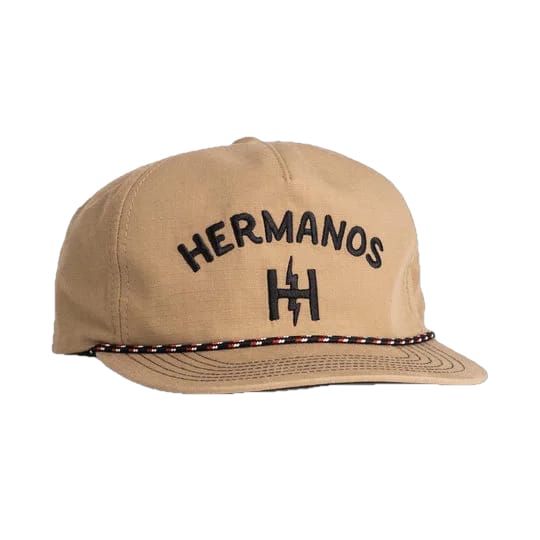 Howler Bros HATS - HATS BILLED - HATS BILLED Unstructured Snapback Hats HERMANOS | KHAKI (CORE) One Size