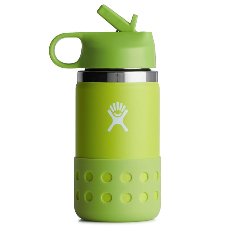 Hydro Flask DRINKWARE - WATER BOTTLES - WATER BOTTLES 12 oz Kids Wide Mouth with Boot FIREFLY