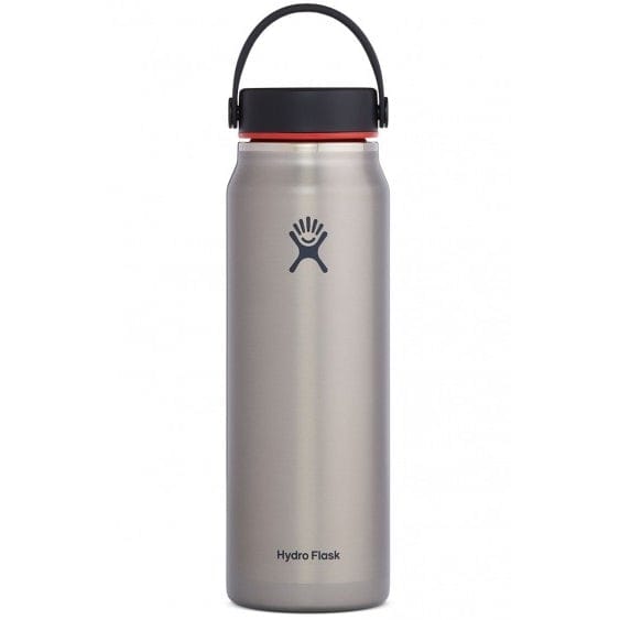 Hydro Flask 17. CAMPING ACCESS - HYDRATION 32 Oz Lightweight Wide Mouth Trail Series with Flex Cap SLATE