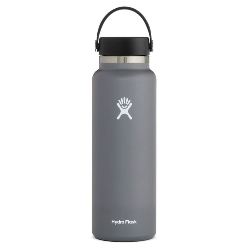 Hydro Flask 17. CAMPING ACCESS - HYDRATION 40 oz Wide Mouth with Flex Cap STONE