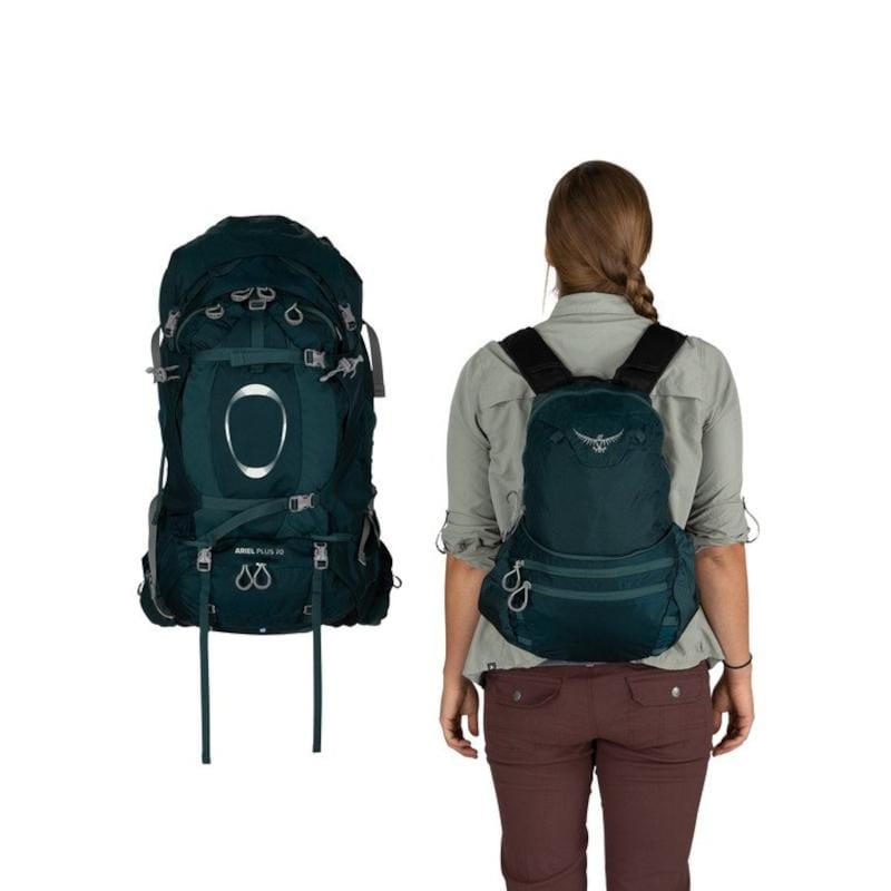 Osprey Packs PACKS|LUGGAGE - PACK|ACTIVE - OVERNIGHT PACK Women's Ariel Plus 70 NIGHT JUNGLE BLUE