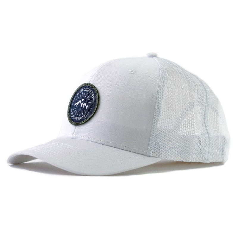 Richardson 20. HATS_GLOVES_SCARVES - HATS HC Circle Sunrise Trucker | Solid White SOLID WHITE
