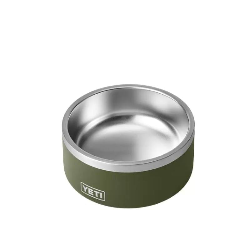 YETI 21. GENERAL ACCESS - COOLER STAINLESS Boomer 4 Dog Bowl HIGHLANDS OLIVE