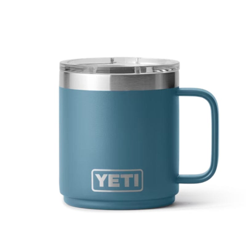 YETI 21. GENERAL ACCESS - COOLER STAINLESS Rambler 10 Oz Stackable Mug with Magslider Lid NORDIC BLUE