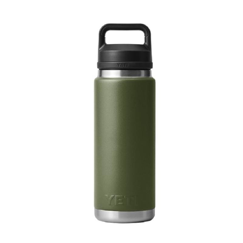 YETI 21. GENERAL ACCESS - COOLER STAINLESS Rambler 26 Oz Bottle with Chug Cap HIGHLANDS OLIVE