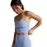Women's Spacedye Slim Racerback Cropped Tank