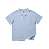 Rhythm 01. MENS APPAREL - MENS SS SHIRTS - MENS SS POLO Men's Vintage Terry Polo BLUE