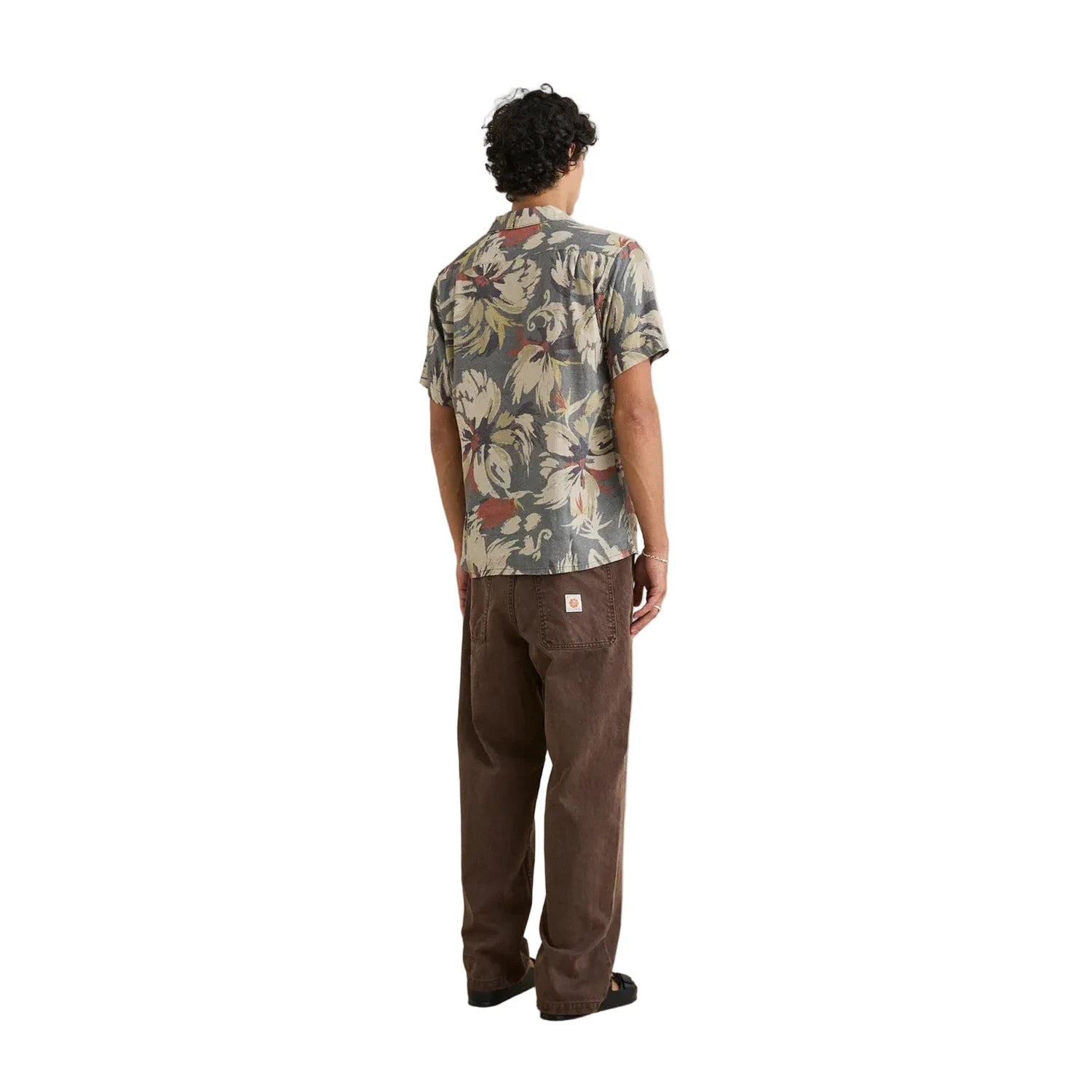 Rhythm 01. MENS APPAREL - MENS SS SHIRTS - MENS SS BUTTON UP Men's Tropical Camo Short Sleeve Shirt CAMO