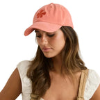 Women’s Melia Floral Cap Rhythm - DUSTY RED / OS
