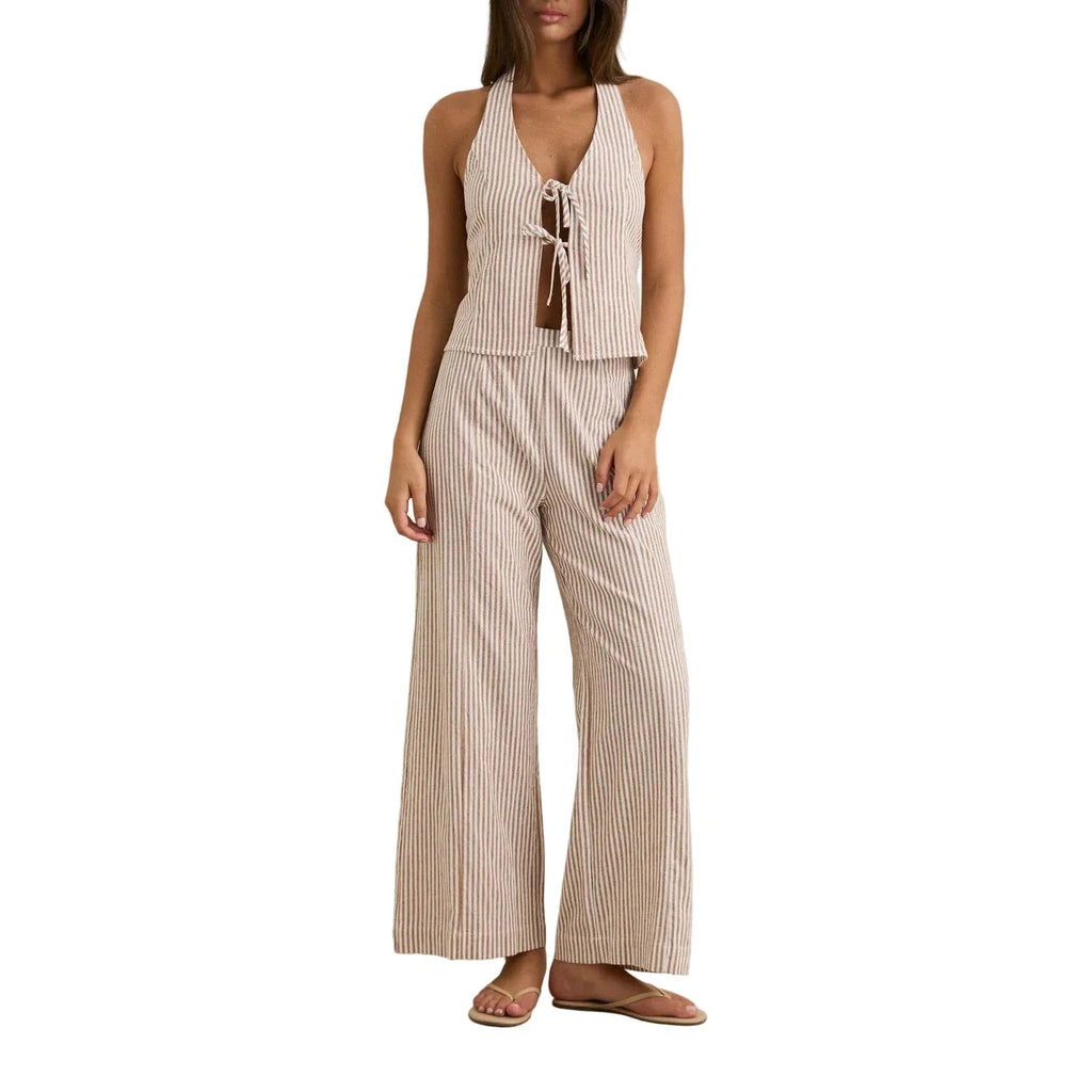 Women’s Louise Wide Leg Pant Rhythm - TAN / 02