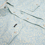 Poncho Outdoors 01. MENS APPAREL - MENS SS SHIRTS - MENS SS BUTTON UP Men's Western Pearl Snap Shirt Short Sleeve THE PINOS ALTOS|BLUE WESTERN FLOWER PRINT | SLIM: