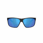 Costa Del Mar 07. EYEWEAR - SUNGLASSES - SUNGLASSES Trades MATTE BLACK BLUE MIRROR 580G