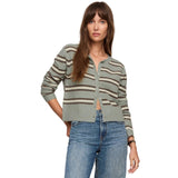 Women’s Medina Stripe Cardigan Z Supply - AQC AQUA CLOUD