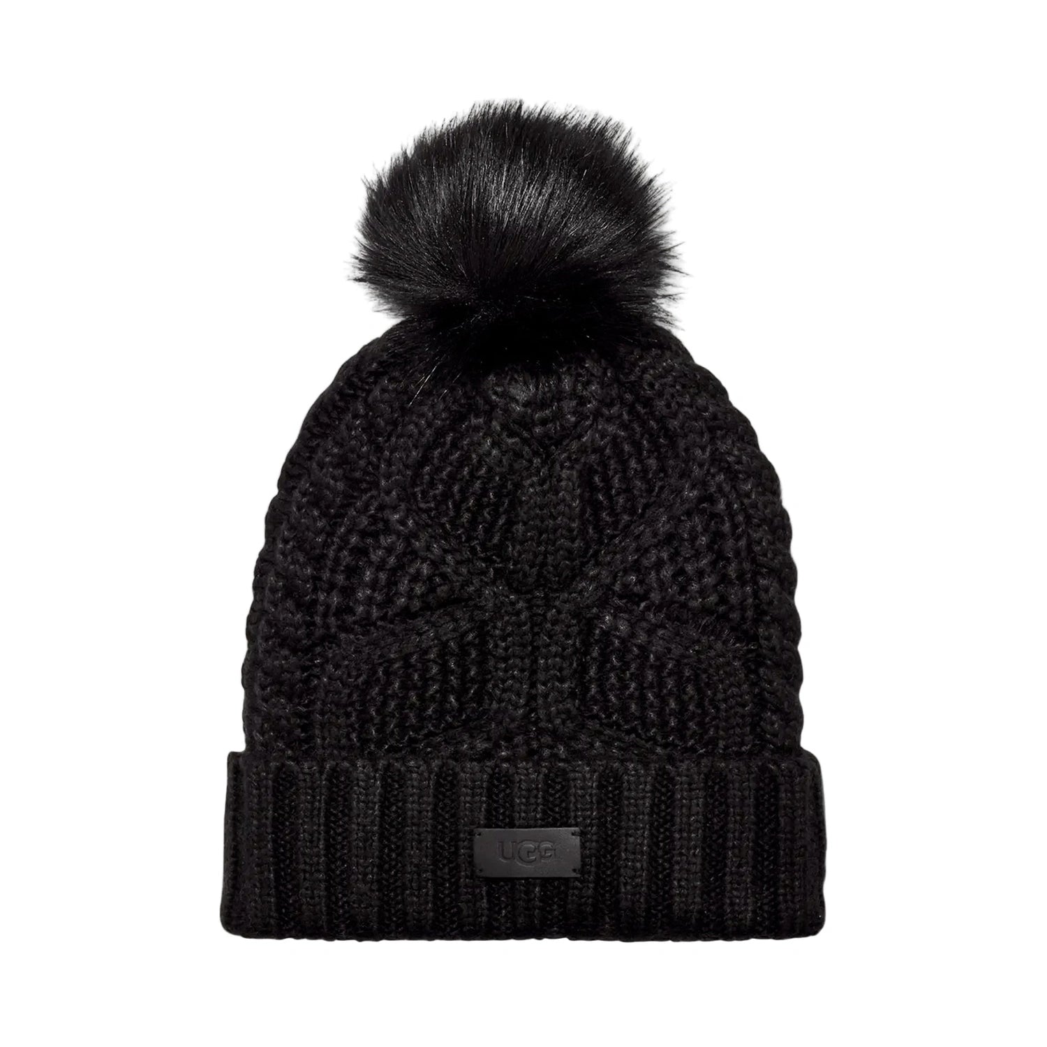UGG 11. HATS - HATS WINTER - HATS WINTER Women's Cable Beanie BLACK
