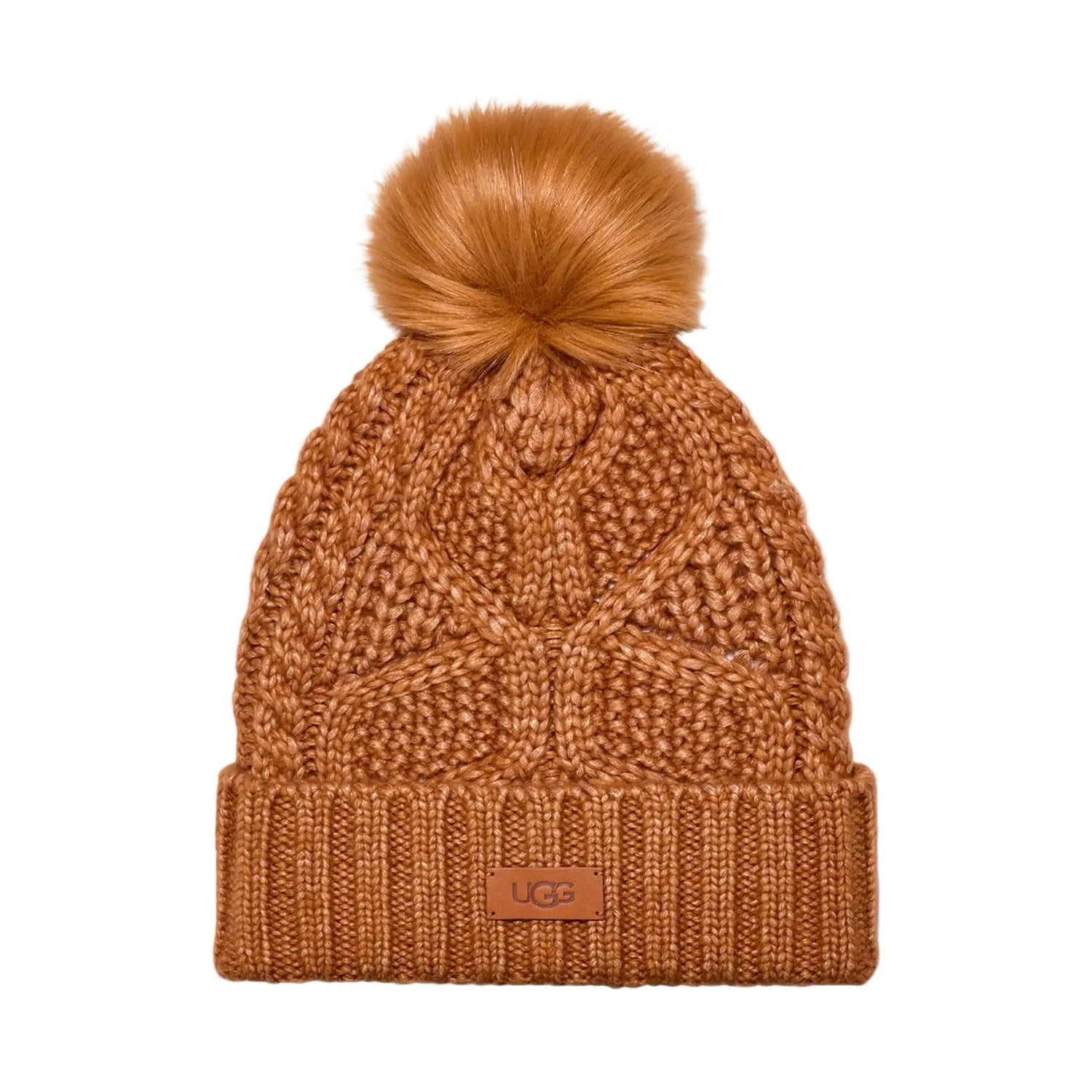 UGG 11. HATS - HATS WINTER - HATS WINTER Women's Cable Beanie CHESTNUT