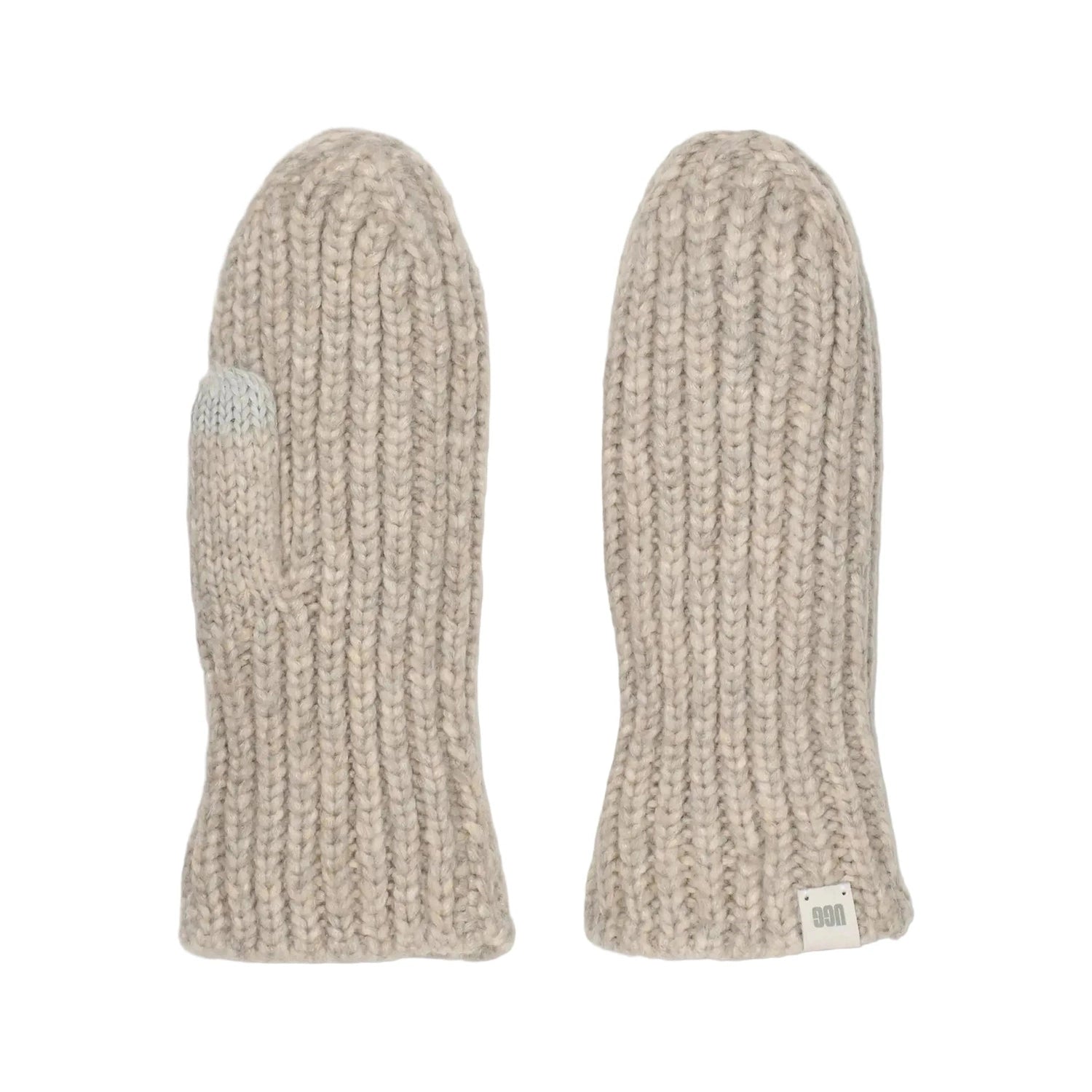 UGG 10. GIFTS|ACCESSORIES - WOMENS ACCESSORIES - WOMENS GLOVES CASUAL Women's Chunky Rib Mitten LIGHT GREY