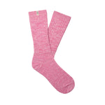 Women’s Rib Knit Slouchy Crew Sock UGG - WOODVIOLET / OS