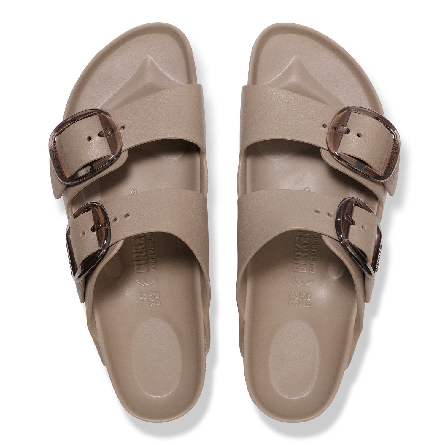 Birkenstock 05. WOMENS FOOTWEAR - WOMENS SANDALS - WOMENS SANDALS CASUAL Women's Arizona Big Buckle EVA GRAY TAUPE