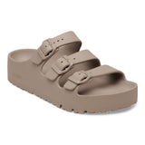 Birkenstock 05. WOMENS FOOTWEAR - WOMENS SANDALS - WOMENS SANDALS CASUAL Florida Flex Platform EVA GRAY TAUPE