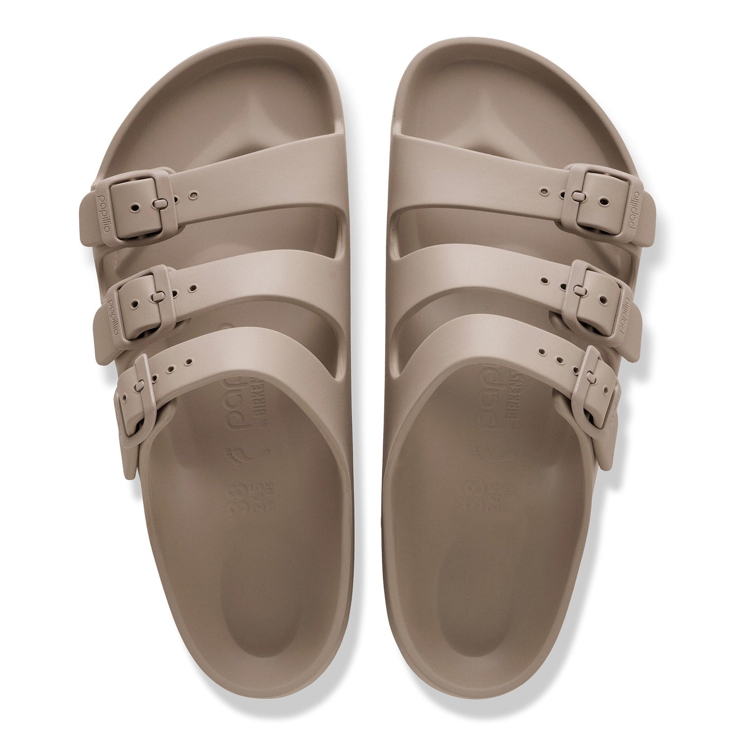 Birkenstock 05. WOMENS FOOTWEAR - WOMENS SANDALS - WOMENS SANDALS CASUAL Florida Flex Platform EVA GRAY TAUPE