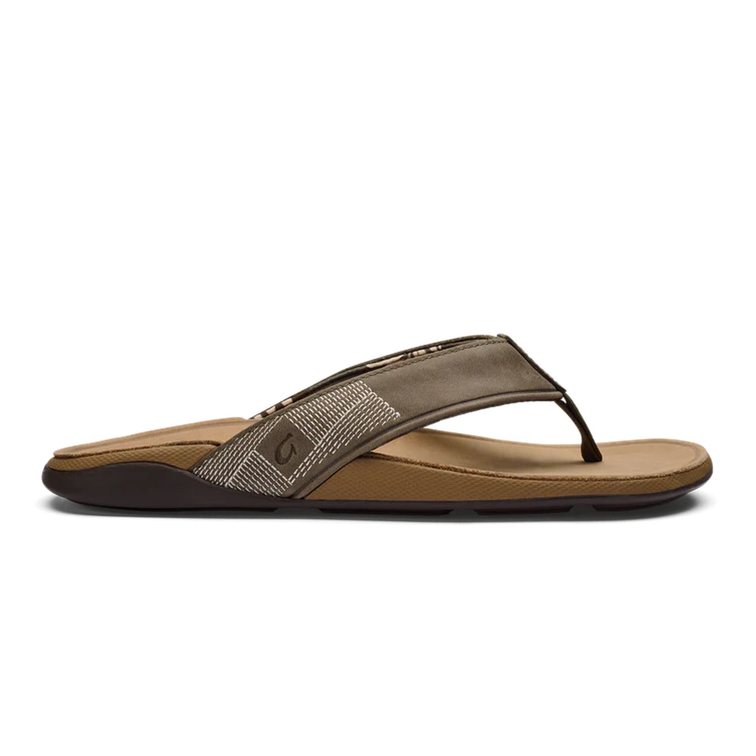 OluKai 04. MENS FOOTWEAR - MENS SANDALS - MENS SANDALS CASUAL Men's Tuahine HGGS HUNTER | GOLDEN SAND