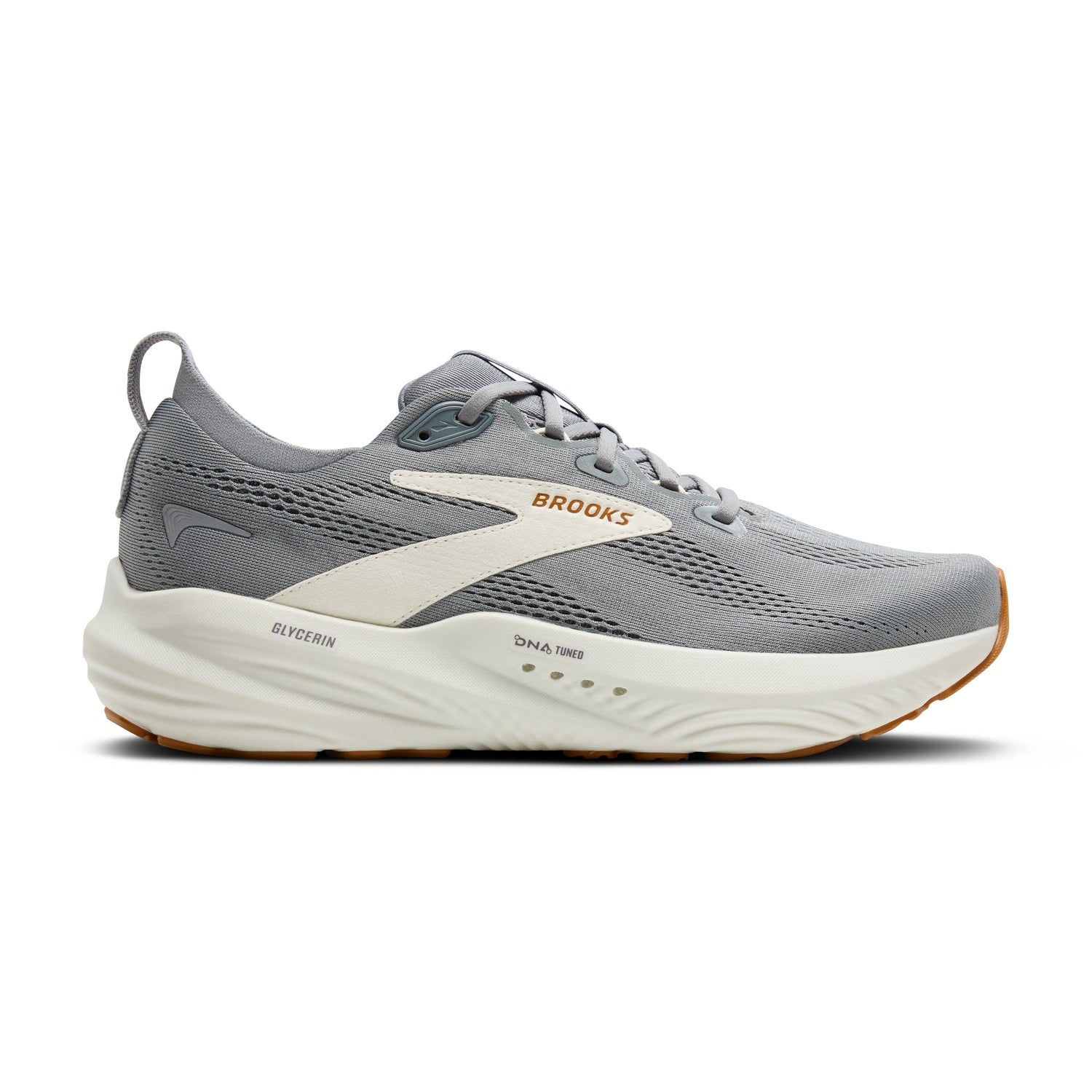 Brooks Running 04. MENS FOOTWEAR - MENS SHOES - MENS SHOES RUNNING Men's Glycerin 22 PRIMER GRAY|GRAY|HONEY GINGER