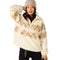 Varley 02. WOMENS APPAREL - WOMENS HOODIES|SWEATERS - WOMENS PO Q ZIP Women's Hendrick Half Zip Sherpa EGRET
