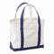 L.L. BEAN 09. PACKS|LUGGAGE - PACK|CASUAL - WAIST|SLING|MESSENGER|PURSE Boat and Tote Medium Bag BLUE REG HANDLE