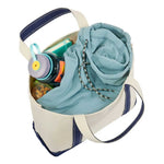 L.L. BEAN 09. PACKS|LUGGAGE - PACK|CASUAL - WAIST|SLING|MESSENGER|PURSE Boat and Tote Medium Bag BLUE REG HANDLE