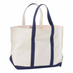 L.L. BEAN 09. PACKS|LUGGAGE - PACK|CASUAL - WAIST|SLING|MESSENGER|PURSE Boat and Tote Large Bag BLUE REG HANDLE