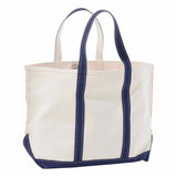 L.L. BEAN 09. PACKS|LUGGAGE - PACK|CASUAL - WAIST|SLING|MESSENGER|PURSE Boat and Tote Large Bag BLUE REG HANDLE