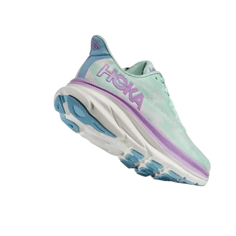 Hoka One One 12. SHOES - WOMENS RUNNING SHOE Women's Clifton 9 SOLM SUNLIT OCEAN | LILAC MIST